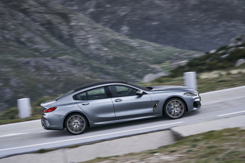「ホイールベースは3025mm！ BMW 8シリーズ グラン クーペはスタイリングと居住性を両立した4ドアクーペの傑作【新車】」の5枚目の画像