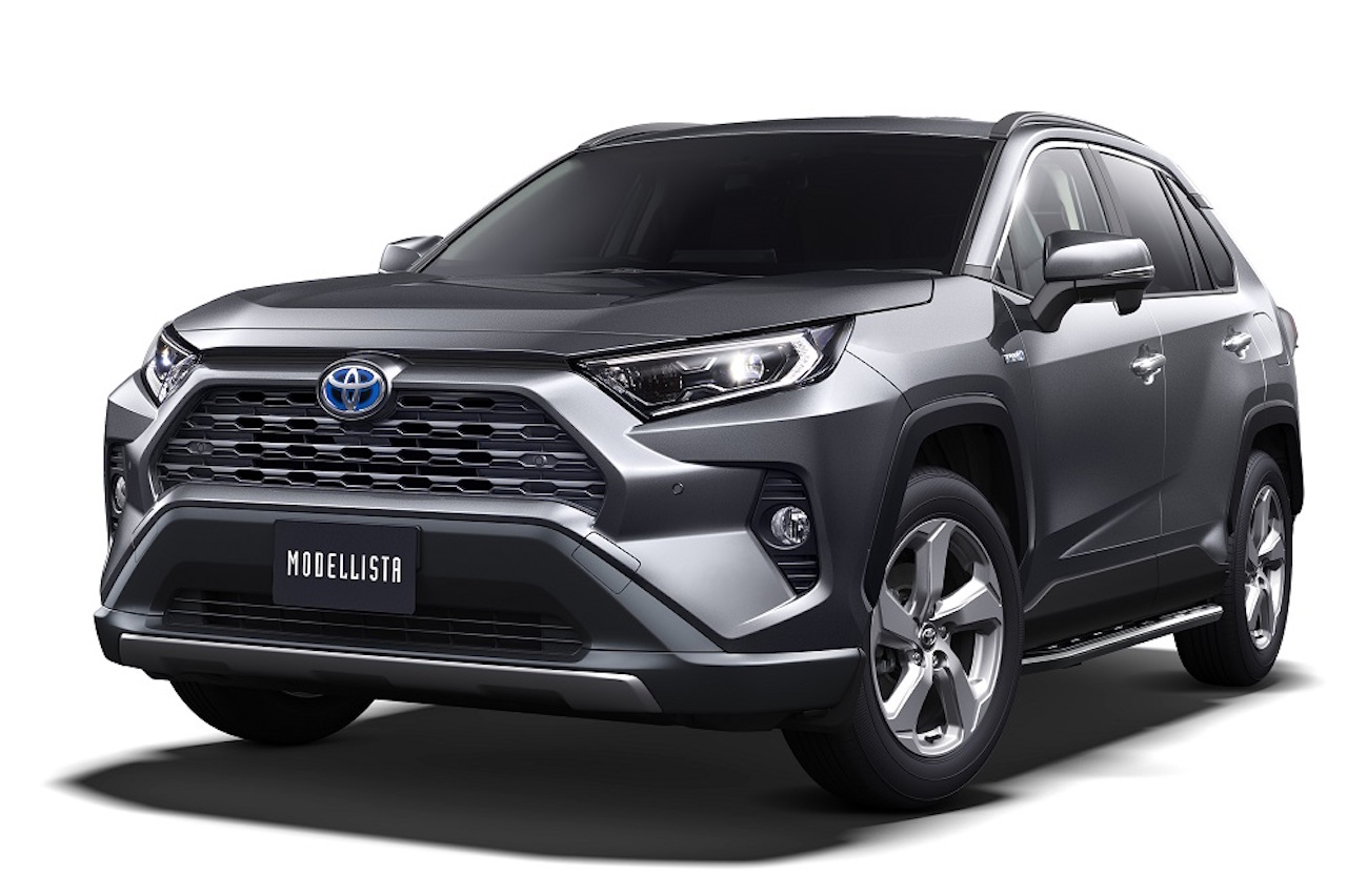 処分特価！新型RAV4左サイドスカートモデリスタ(黒) - 自動車パーツ