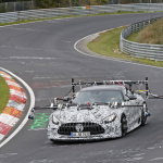 センサー付けすぎの驚愕スタイル！　メルセデス AMG GT Rブラックシリーズ開発車両をキャッチ - Mercedes AMG Black Series test 2