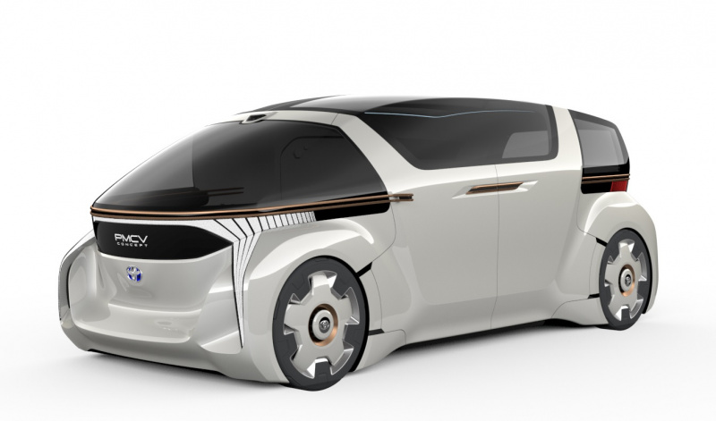 「トヨタ車体・PMCV Conceptは2030年のシンプル＆エモーショナルな近未来ミニバン【東京モーターショー2019】」の1枚目の画像