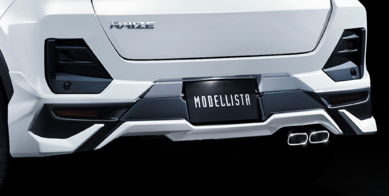 「新型SUVのトヨタ・ライズを個性的に仕立てるモデリスタのカスタマイズパーツが新登場」の6枚目の画像