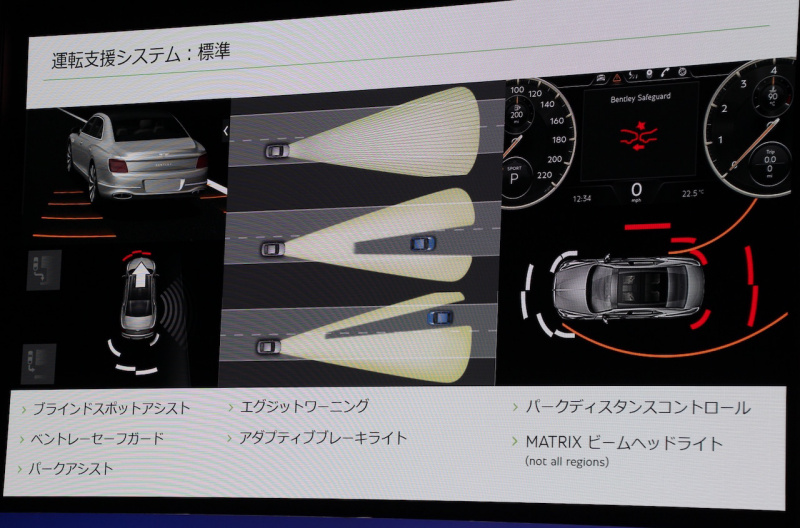 「最高速333km/hの新型ベントレー・フライングスパーが日本登場！世界トップクラスのゴージャスな内装も自慢【新車】」の22枚目の画像