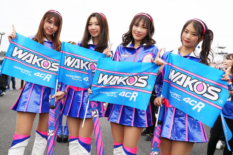 霧島聖子さんはWAKO'S 4CR LC500のレースクイーン「2019 WAKO'S GIRLS」としても活躍