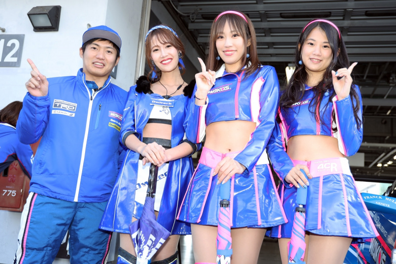 史上初の勝利の女神となった霧島聖子さんとSUPER GT 2019チャンピオン大嶋和也選手ら