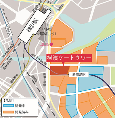 「横濱ゲートタワー」マップ