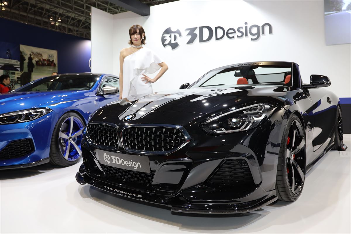 3D DesignのZ4デモカーはカーボンパーツでキメる【東京オートサロン