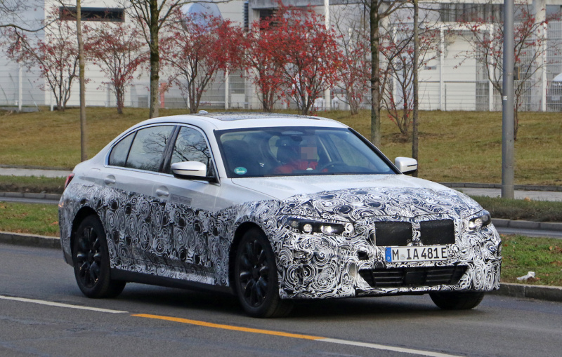 「ついにフルEVの設定が確定！　BMW 3シリーズのEVモデルは専用フェイスを採用」の3枚目の画像