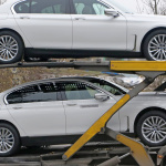 BMW・7シリーズの次期型は新開発レーザービーム照明技術を採用 - BMW 7 mule 3