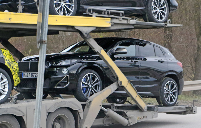 「カモフラージュの下にあるものは…BMW X2初の改良型、2021年デビューへ！」の2枚目の画像