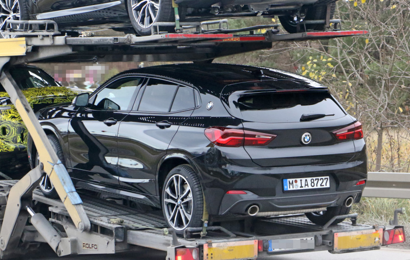 「カモフラージュの下にあるものは…BMW X2初の改良型、2021年デビューへ！」の6枚目の画像