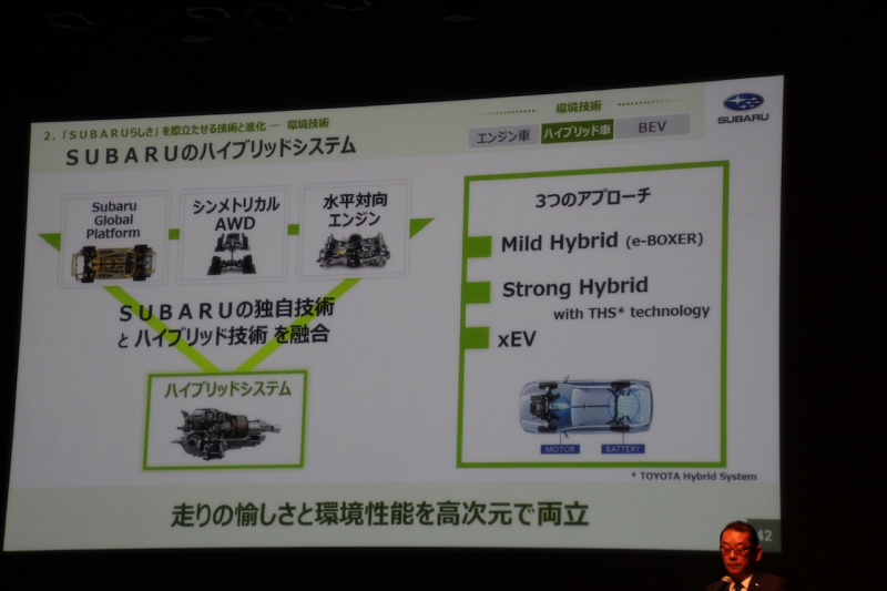 「SUBARUが2020年代前半にトヨタのTHSを使ったストロング・ハイブリッドを搭載へ。アイサイトはAIを使用」の4枚目の画像