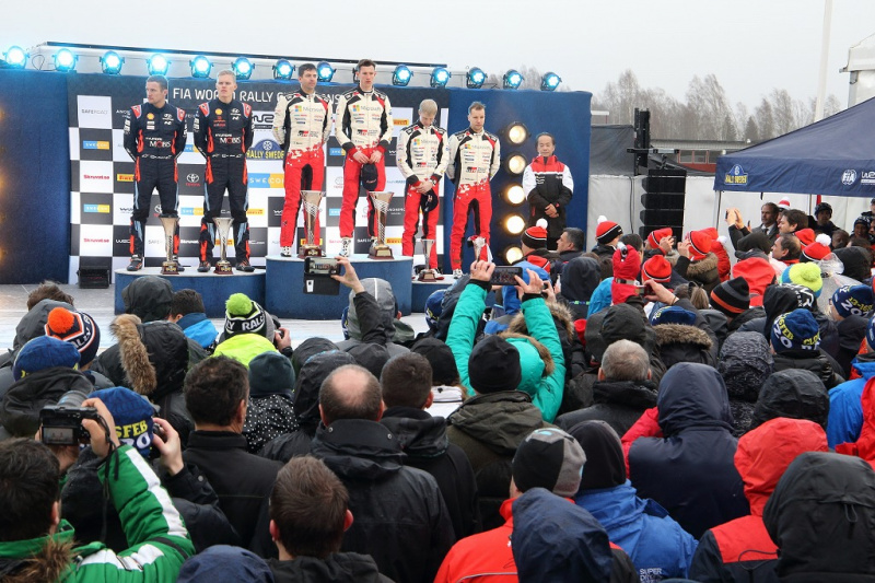 「WRCスウェーデンラリーは、トヨタが1＆3位のW表彰台！ あ～楽しかった!!」の2枚目の画像