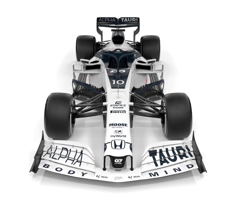 「ホンダがパワーユニットを提供する新型F1マシンが、2020年シーズンのF1開幕に向けて合同テストを開始」の1枚目の画像
