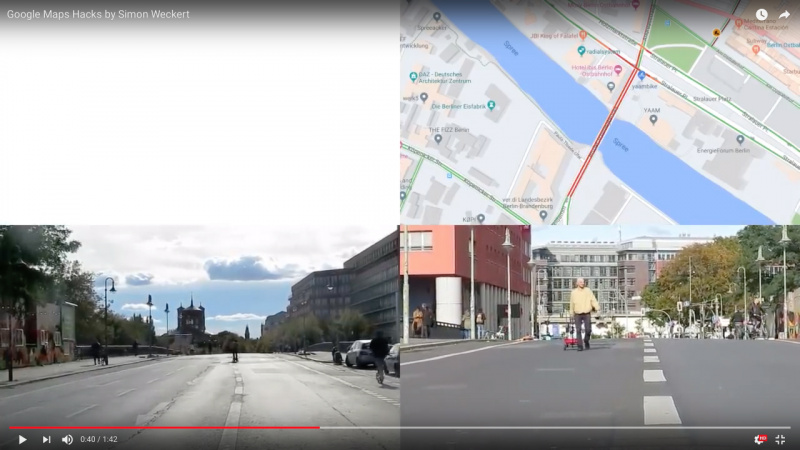 「Googleマップ上で渋滞を作り出すには、徒歩でも可能だった！【動画】」の3枚目の画像