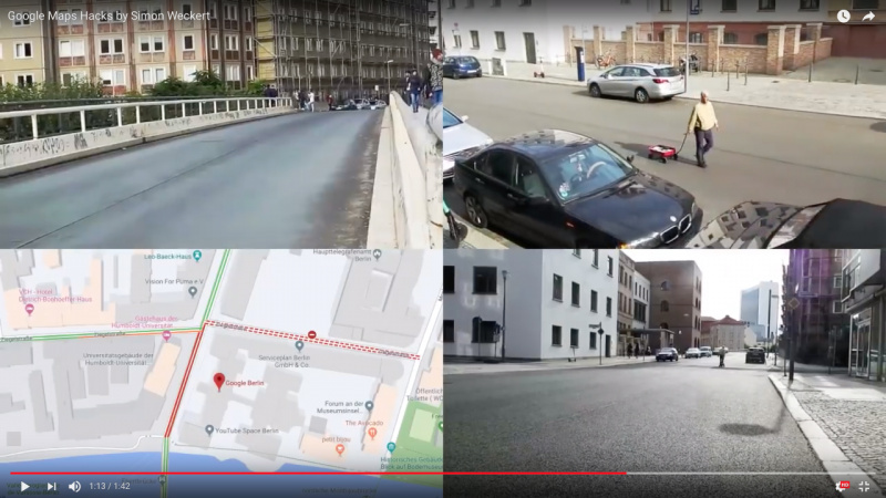 「Googleマップ上で渋滞を作り出すには、徒歩でも可能だった！【動画】」の4枚目の画像