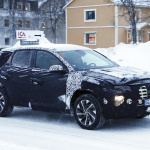 新開発「シータ3」エンジン搭載！　ヒュンダイSUV「ツーソン」改良モデルがテスト中 - Hyundai Tucson winter 4