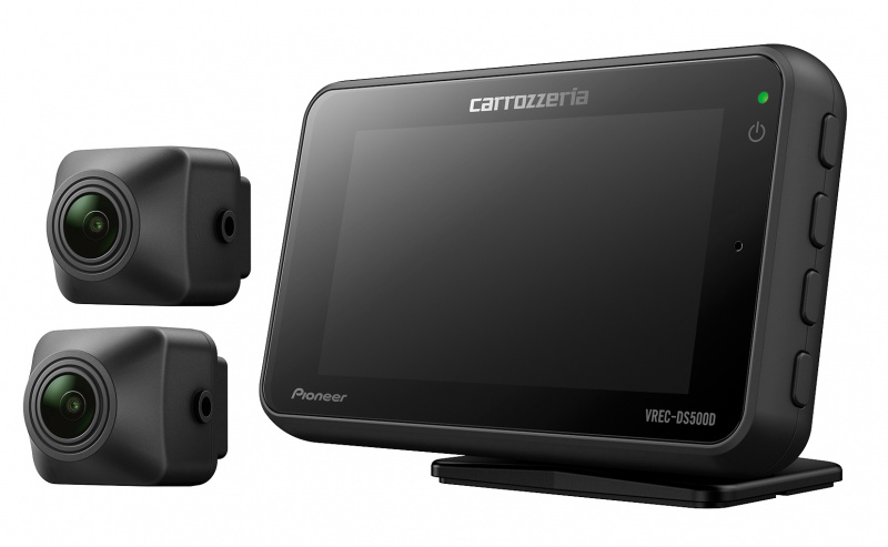 「乗用車だけでなく商用車にも使える、カロッツェリアの前後2カメラ・ドライブレコーダー「VREC-DS500DC」発売」の1枚目の画像