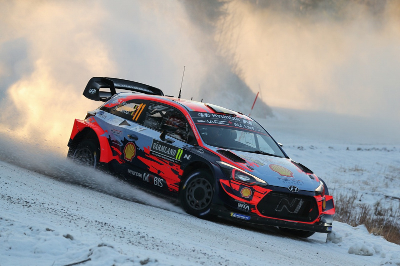 「WRC第2戦スウェーデン1日目。ヤリスWRCのエバンス選手が首位に立つ！」の4枚目の画像
