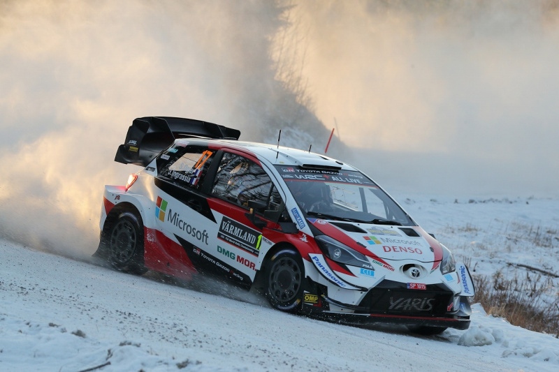 「WRC第2戦スウェーデン1日目。ヤリスWRCのエバンス選手が首位に立つ！」の5枚目の画像