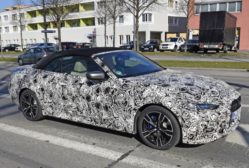 「これが市販型だ！　BMW・4シリーズ カブリオレも巨大グリルを初公開」の4枚目の画像