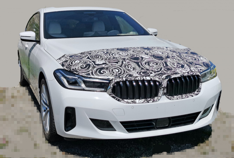 「公開直前！BMW 6シリーズGT、初の大幅改良へ…フルヌード激写」の1枚目の画像