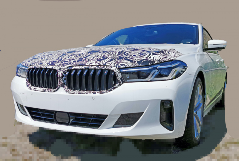 「公開直前！BMW 6シリーズGT、初の大幅改良へ…フルヌード激写」の3枚目の画像