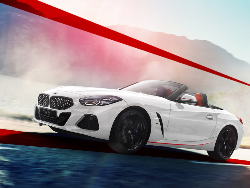 「BMW Z4に「BMW Z4 sDrive20i M Sport Edition Sunrise」が設定。赤いアクセントカラーが目を惹く限定車【新車】」の1枚目の画像