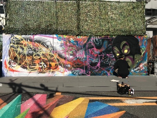 「フォルクスワーゲンが「新虎ヴィレッジ」で開催されたストリートアートのオリジナルムービーを制作」の3枚目の画像