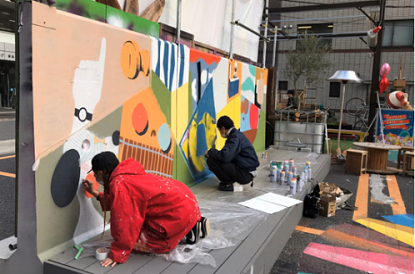 「フォルクスワーゲンが「新虎ヴィレッジ」で開催されたストリートアートのオリジナルムービーを制作」の5枚目の画像