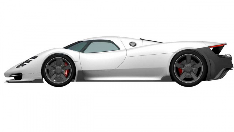 「「918」後継モデルか？　ポルシェが謎のハイパーカーを特許申請」の2枚目の画像