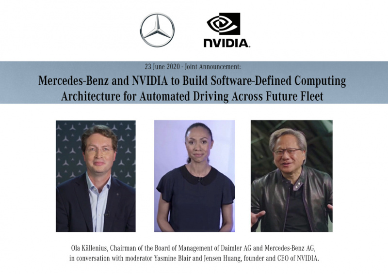 「メルセデス・ベンツがNVIDIAと自動運転技術を共同開発。2024年より市販車に搭載」の2枚目の画像