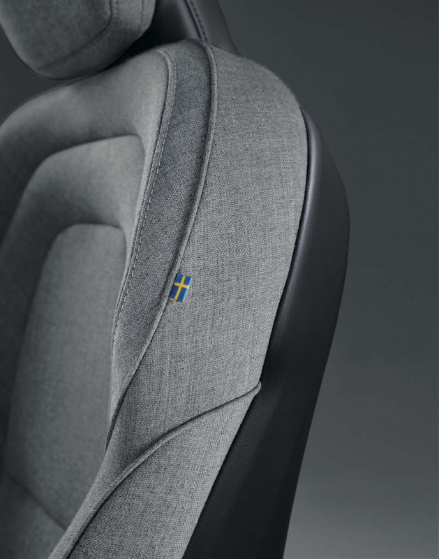 「ボルボXC90の限定車のシートは、リサイクルポリエステル素材にウールをブレンド【新車】」の4枚目の画像