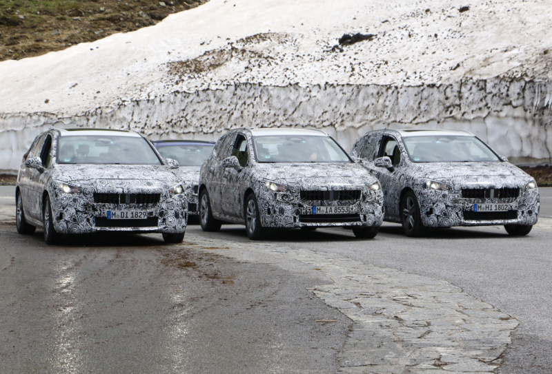 「BMW 2シリーズ アクティブツアラー次期型、巨大湾曲ディスプレイを激写」の7枚目の画像