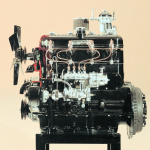 コルク製造会社から世界で唯一無二のユニークな自動車メーカーへと成長するまでを、自動車の歴史とともにたどる【マツダ100年史・第1回・第1章 その1】 - 260Dに搭載されたOM 138型 ディーゼルエンジン。