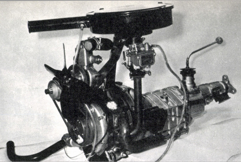 マツダのロータリーエンジンの試作第1号。
