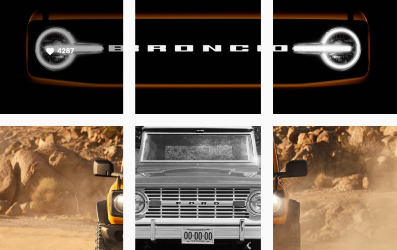 「24年振り復活のフォード「ブロンコ」、デザインが見えた！」の2枚目の画像