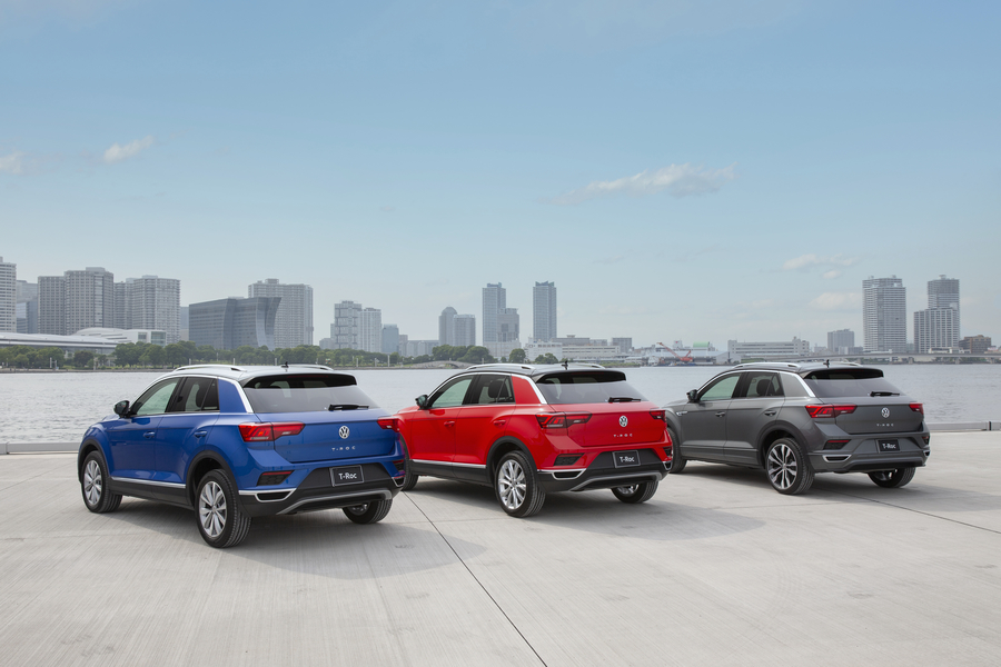 フォルクスワーゲン T Rocが発売開始 ゴルフ級のボディサイズを持つ新型suv 新車 Clicccar Com