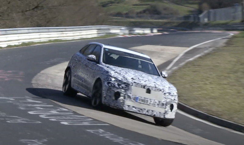 「BMW製V8サウンドか？ ジャガー最強SUV「F-Pace SVR」改良型、ニュルで高速テスト！」の5枚目の画像