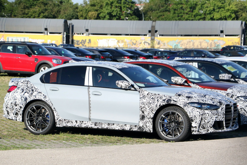 「新型BMW M3の高性能コンペティションモデルをスクープ！」の8枚目の画像