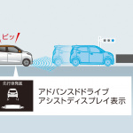人気の日産デイズがミリ波レーダーを採用し、先進安全装備を強化【新車】 - illust_先行車発進のお知らせ