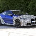 新型BMW M4、ついにボディパネル露出でディテール見えた - Spy shot of secretly tested future car
