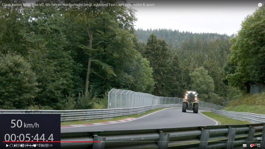 えっ キミが走るの 500馬力オーバーのトラクターがニュルブルクリンク北コースをアタック 動画 Clicccar Com