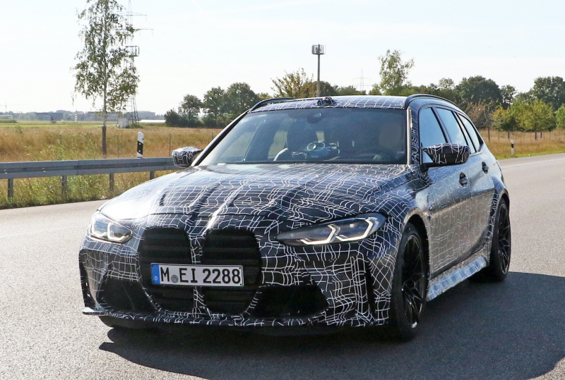 「ついに実車をスクープ！　新型BMW M3 ツーリングのプロトタイプをキャッチ」の6枚目の画像