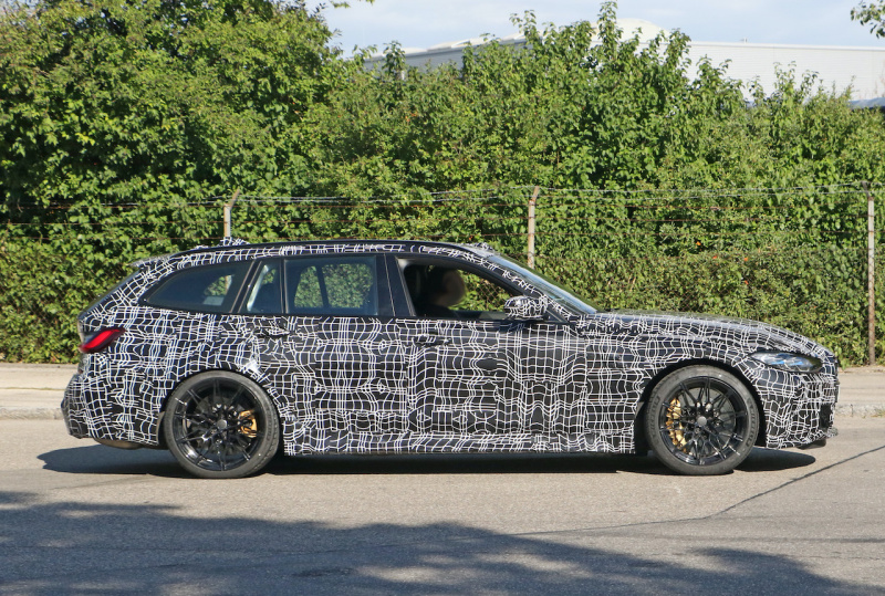 「ついに実車をスクープ！　新型BMW M3 ツーリングのプロトタイプをキャッチ」の10枚目の画像