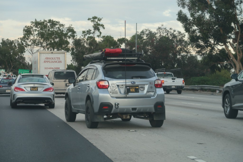 「車高も気分もアゲアゲ。カリフォルニアで見かけた珍しいSUBARU車カスタム・2選」の3枚目の画像