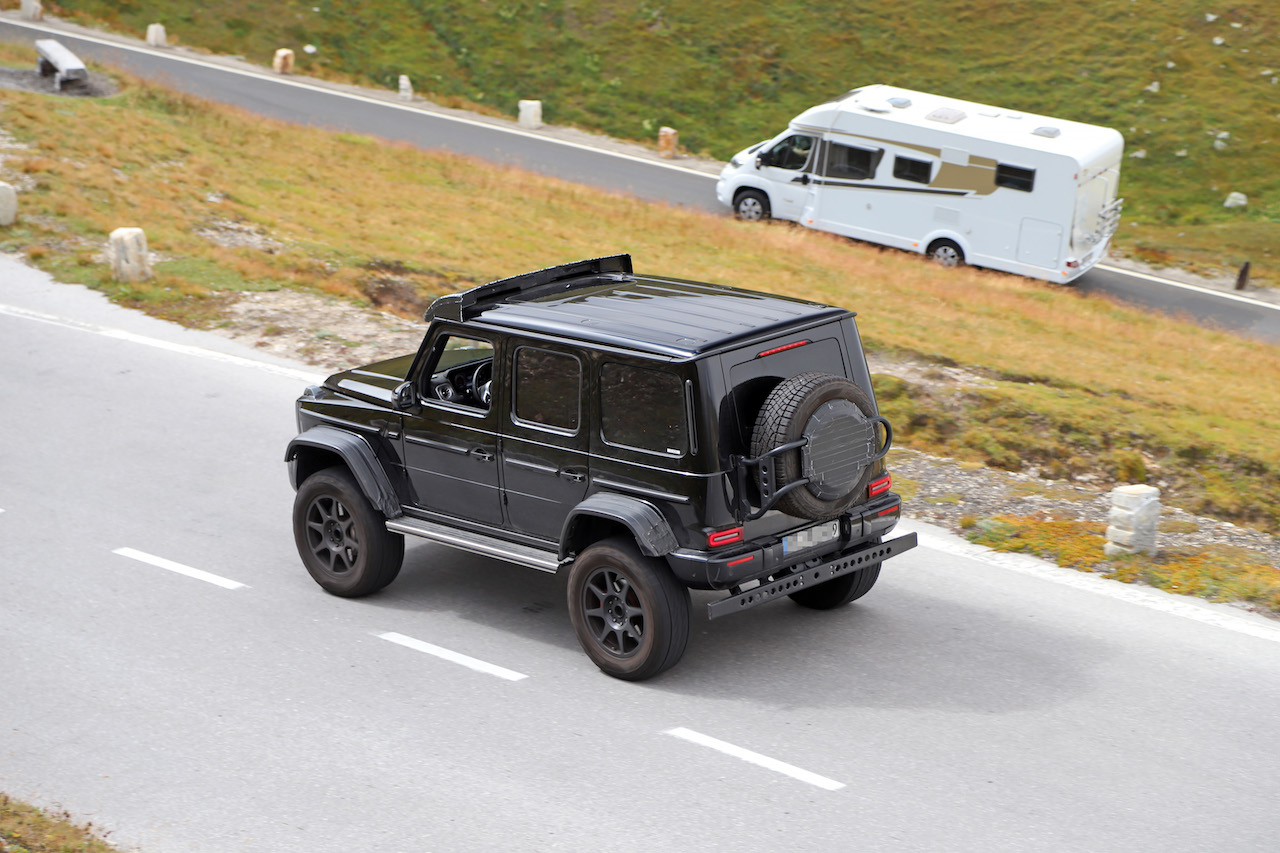 メルセデス Gクラス最高傑作が復活へ G500 G550 4 4スクエアード新型をスクープ Clicccar Com