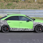 アウディ高性能コンパクトセダン「RS3」次期型、鮮やかなランボグリーンをまとってニュル出現！ - Audi RS3 Sedan (7)