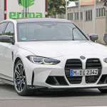 ついにヴェールを脱いだ新型・BMW M3、公式写真で見られないホワイトカラーを激写！ - BMW M3 White 2