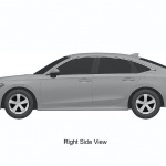 ホンダ シビック・セダン、次期型は3連LEDヘッドライト装備か？特許画像から日本再導入へ期待！ - 2022-Honda-Civic-Sedan-patent-images-3
