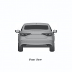 ホンダ シビック・セダン、次期型は3連LEDヘッドライト装備か？特許画像から日本再導入へ期待！ - 2022-Honda-Civic-Sedan-patent-images-6